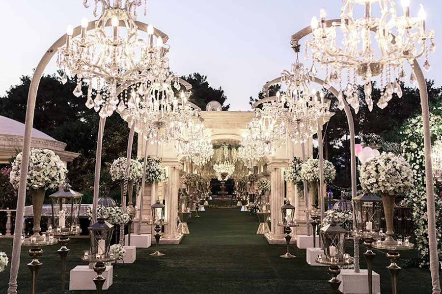 باغ تالار کوچک برای عروسی در شهریار