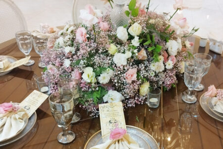 گل آرایی میز مهمان د رتولد