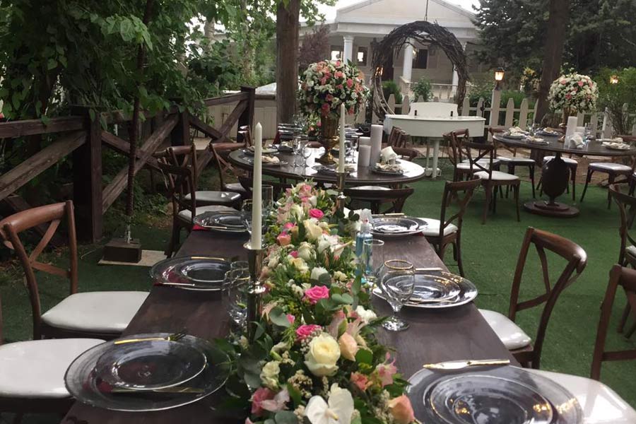 باغ کوچک برای نامزدی در تهران