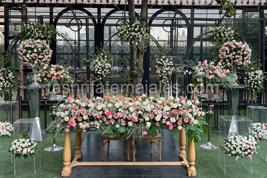 باغ کوچک برای عروسی