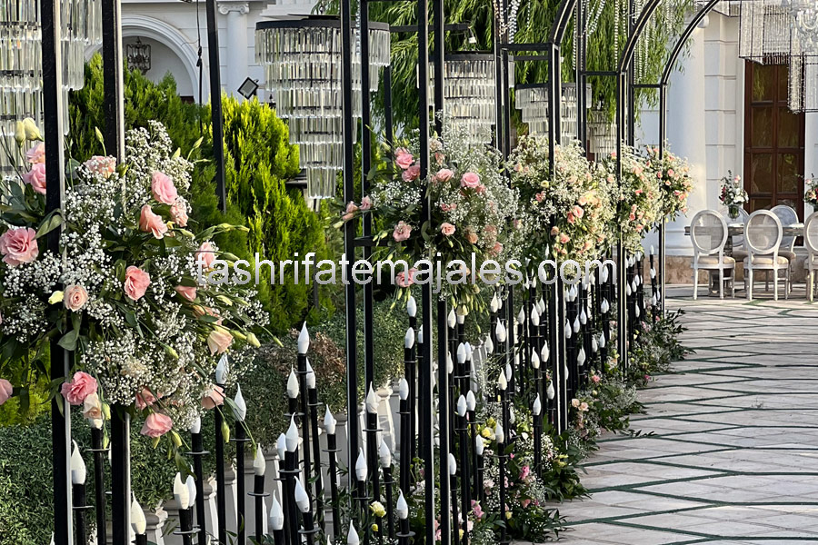 باغ کوچک برای عروسی