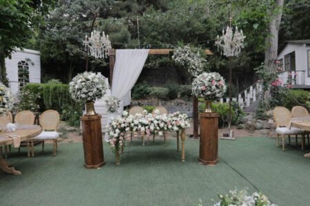 جایگاه عروسی و داماد در باغ عروسی