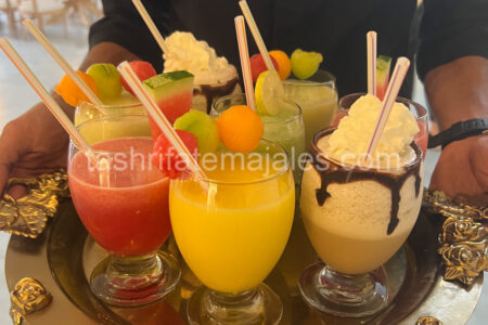 سرو آب میوه تولد