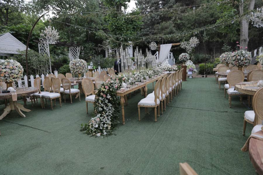 تشریفات عروسی در باغ