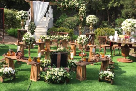 باغ عروسی مختلط برای عقد