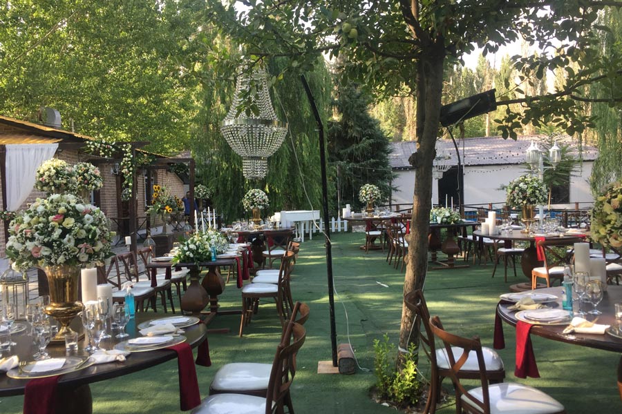 باغ برای عروسی در شرق تهران