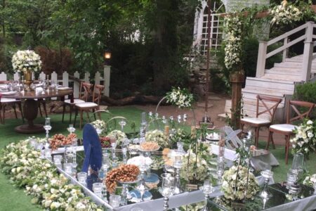 سفره عقد در باغ عروسی شمال تهران